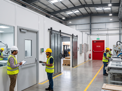 Industrial manufacturing plant